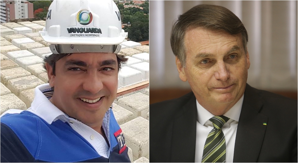 Jivago Castro e Jair Bolsonaro