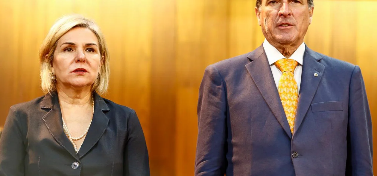Ministro Paulo Dias de Moura Ribeiro durante solenidade na Alepi