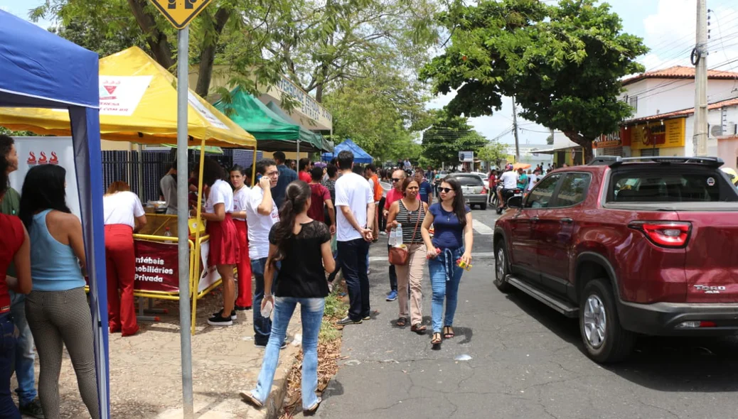 Movimentação no primeiro dia do Enem 2019 em Teresina