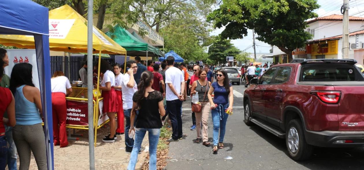 Movimentação no primeiro dia do Enem 2019 em Teresina