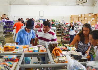 Bazar solidário  