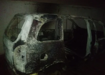 Carro do assessor da prefeitura é incendiado