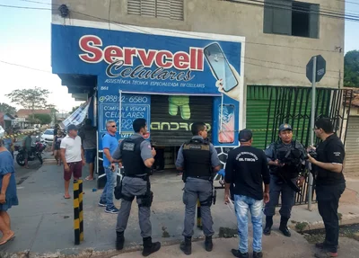 PM isolou a área do crime