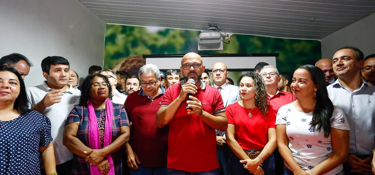Solenidade que anunciou Fábio Novo pré-candidato a prefeito