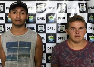 Homens presos na cidade de Buriti dos Lopes