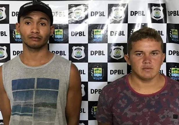 Homens presos na cidade de Buriti dos Lopes