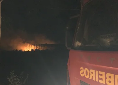 Incêndio no município de Boa Hora