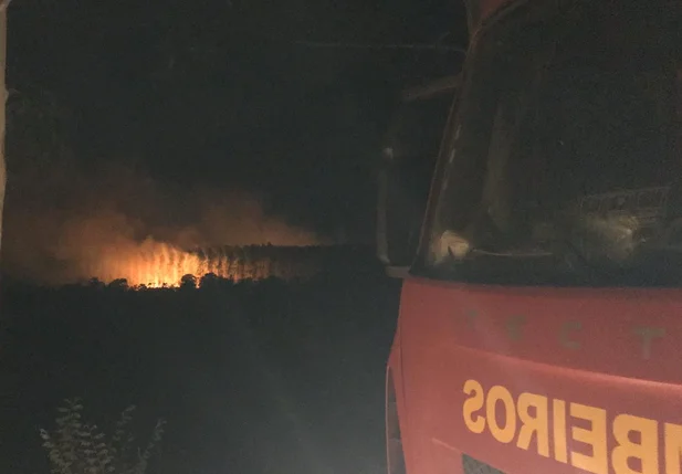 Incêndio no município de Boa Hora