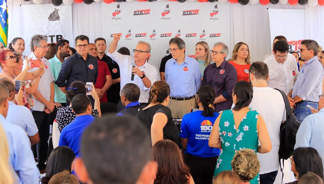 Evento de inauguração da nova sede do PTB em Teresina 