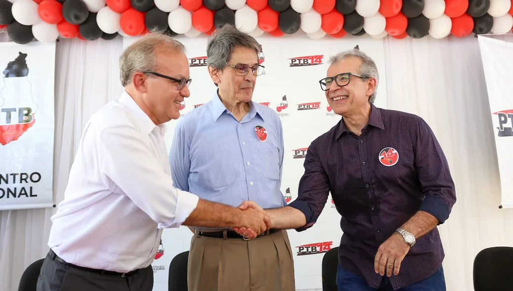 Firmino Filho, João Vicente Claudino e Roberto Jefferson