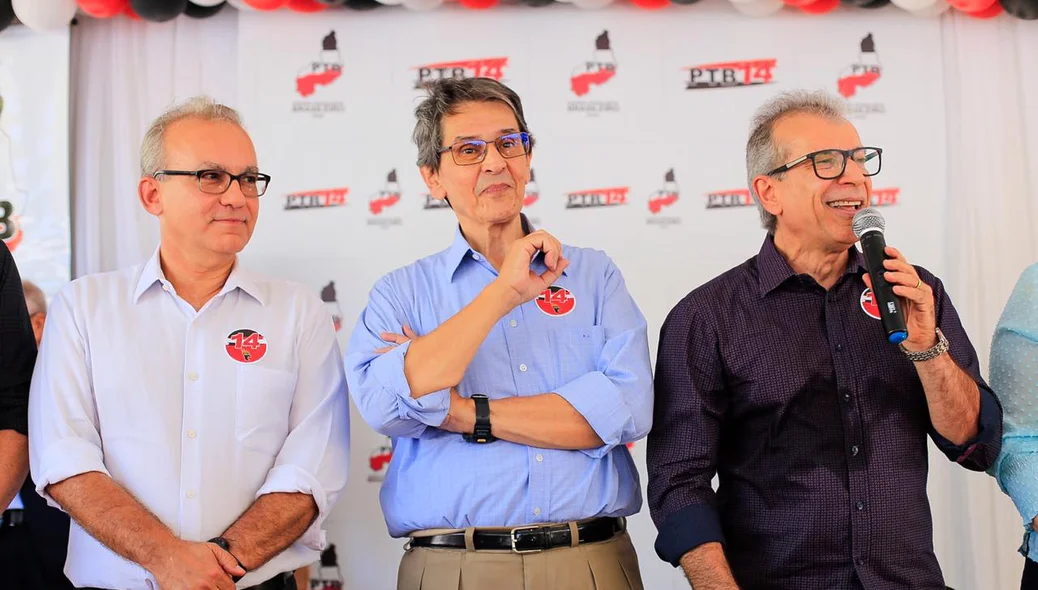 Firmino Filho, Roberto Jefferson e João Vicente Claudino 