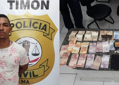 Homem é preso com drogas em Timon