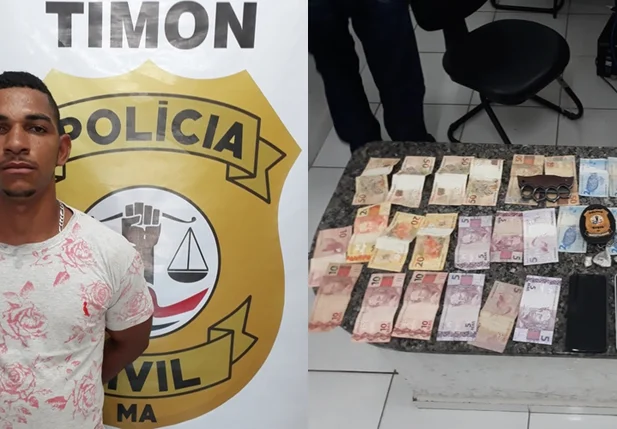 Homem é preso com drogas em Timon