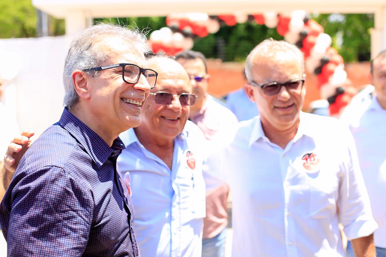 João Vicente Claudino, Edson Melo e Firmino Filho 