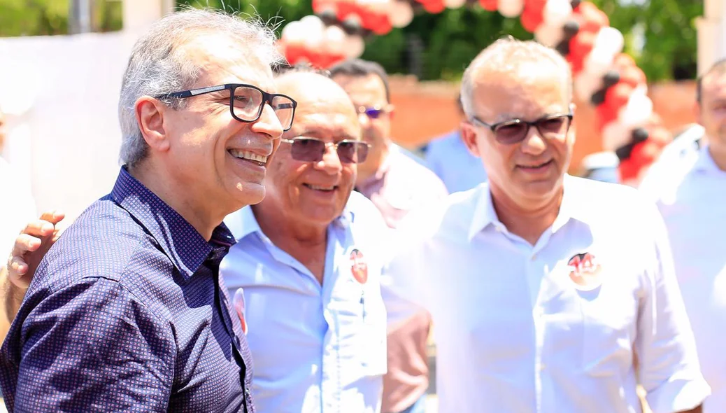 João Vicente Claudino, Edson Melo e Firmino Filho 