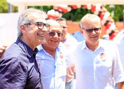 João Vicente Claudino, Edson Melo e Firmino Filho 