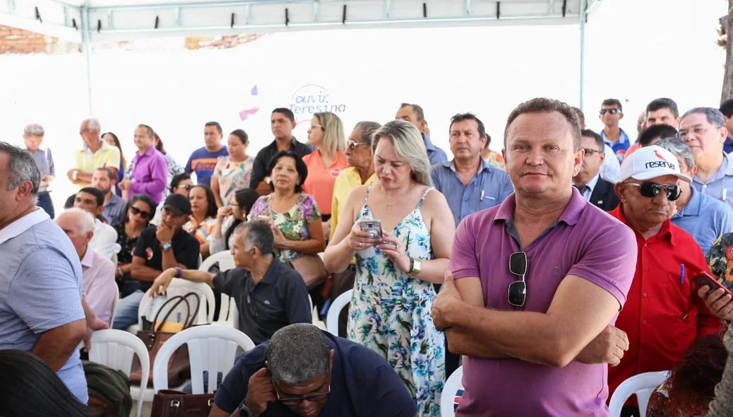 Movimentação no evento do PTB em Teresina 