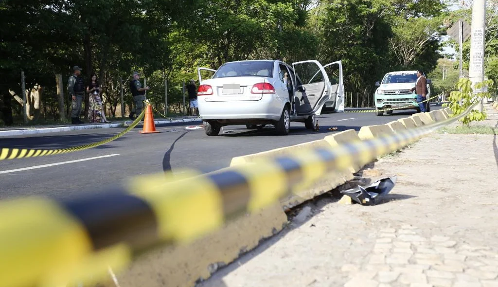 Polícia Militar isolou o local do acidente