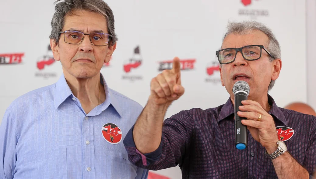 Roberto Jefferson e João Vicente Claudino 