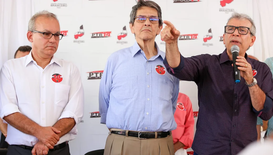 Firmino Filho, Roberto Jefferson e João Vicente Claudino 