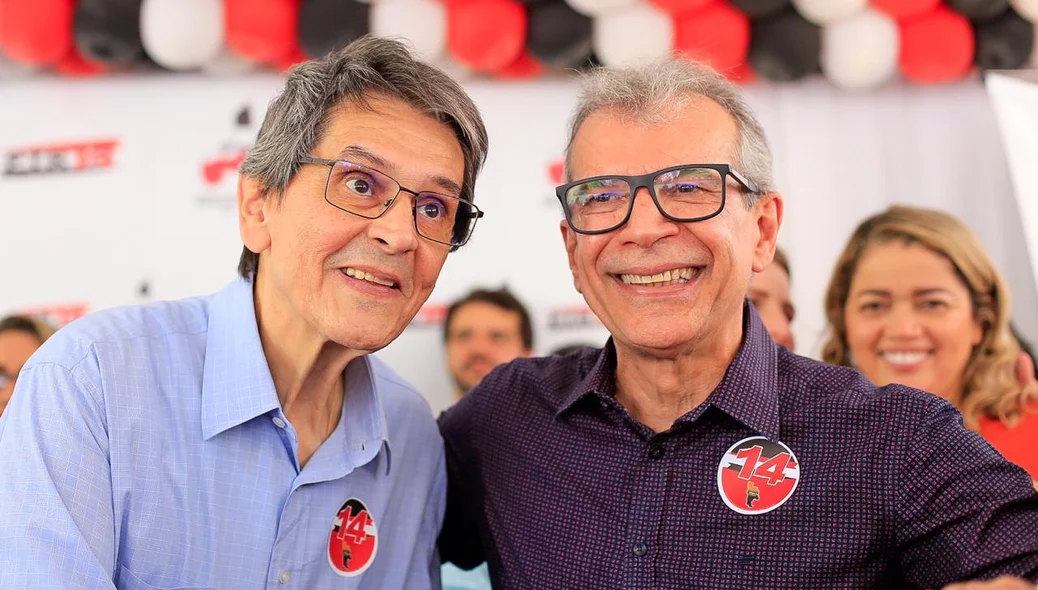 Roberto Jefferson e João Vicente Claudino 