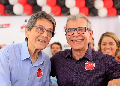 Roberto Jefferson e João Vicente Claudino 