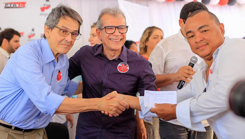 Roberto Jefferson e João Vicente realizam filiações 