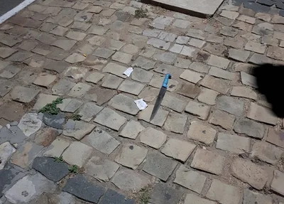 Faca utilizada no crime