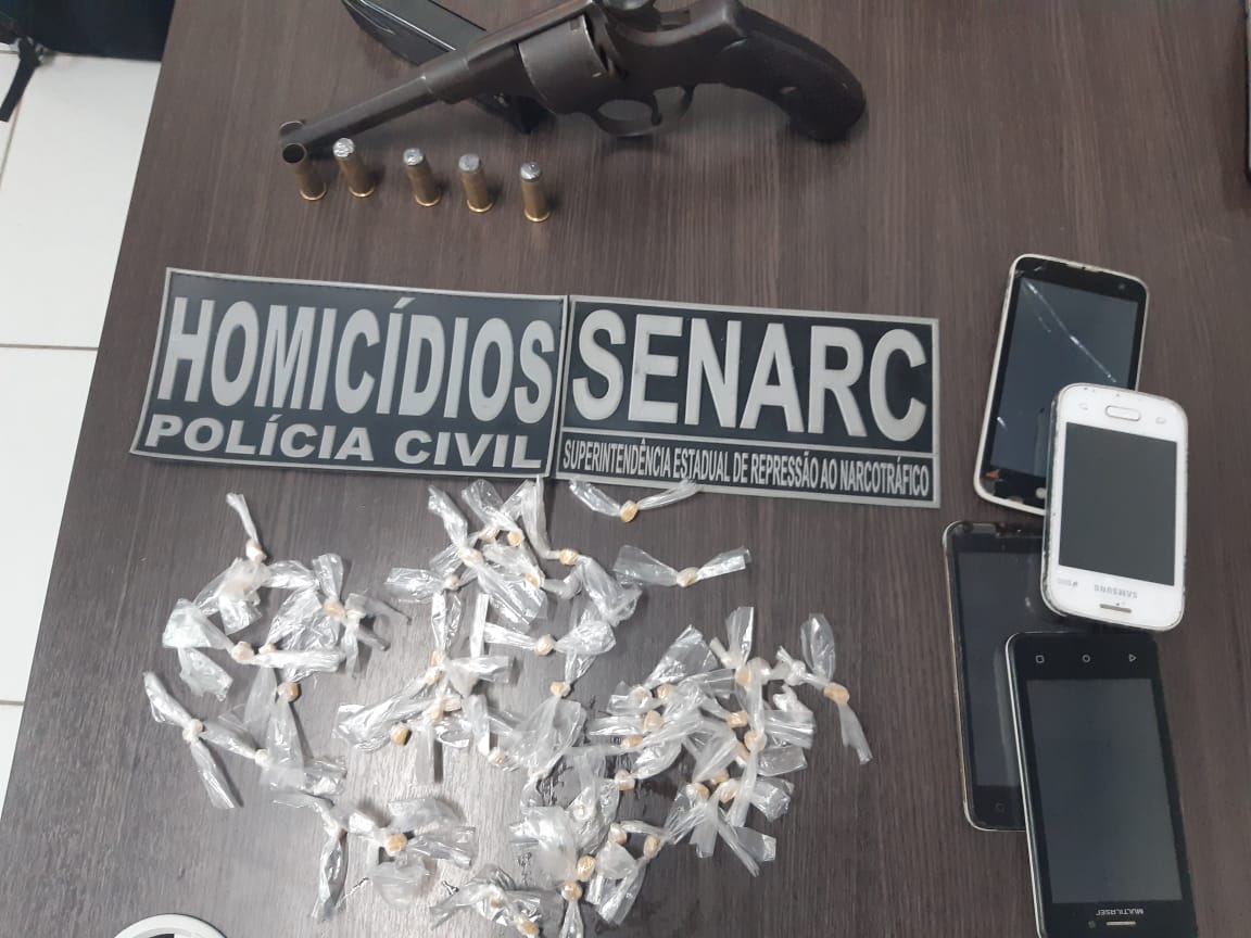 Material apreendido pela Polícia Civil de Timon