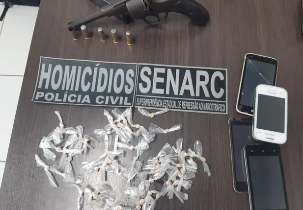 Material apreendido pela Polícia Civil de Timon