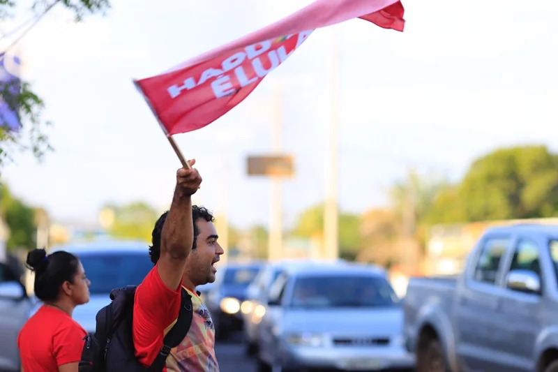 militante pró Lula 