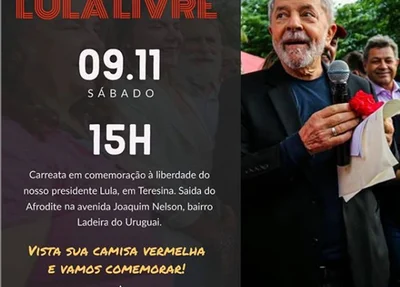 PT promovo carreta para comemorar soltura de Lula