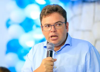 Aluísio Sampaio discursando no evento do Progressistas
