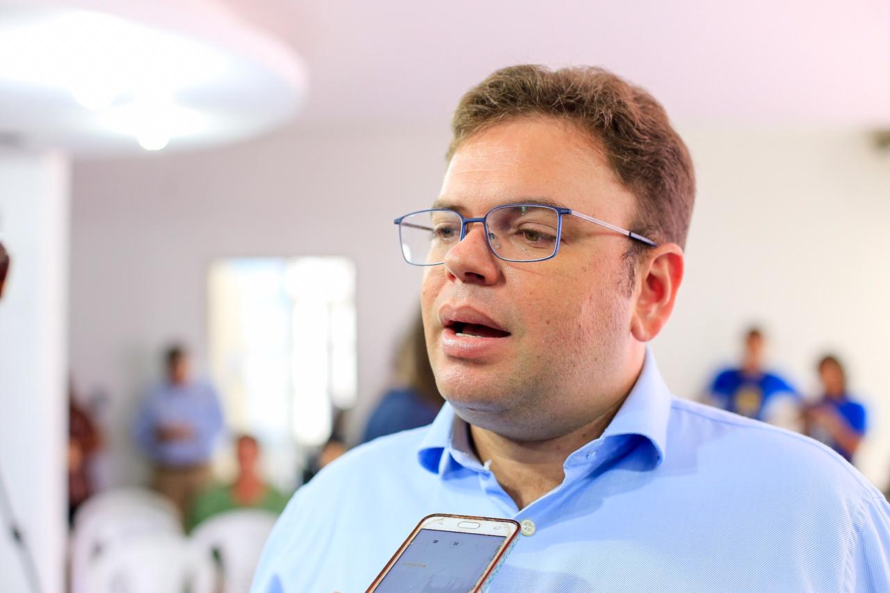 Aluísio Sampaio durante evento de filiação no Progressistas