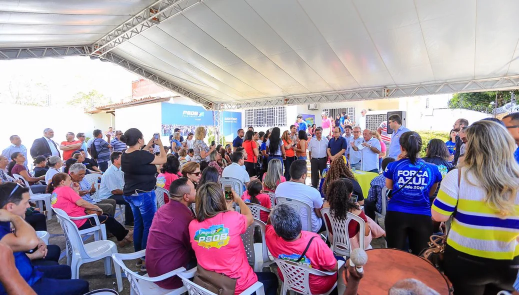 Evento de filiação na sede do PSDB