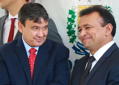 Governador Wellington Dias e Fábio Abreu