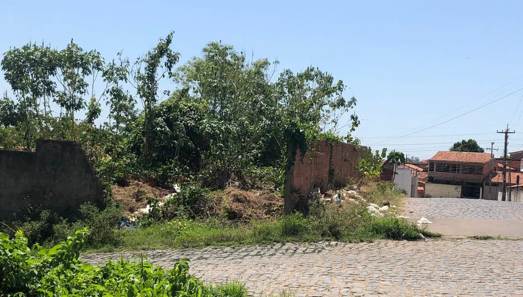 Terreno abandonado no bairro Três Andares