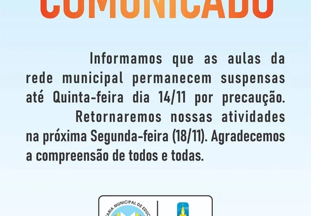 Comunicado da Prefeitura de São Pedro do Piauí