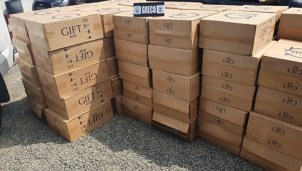 Greco apreendeu 75 mil carteiras de cigarro 