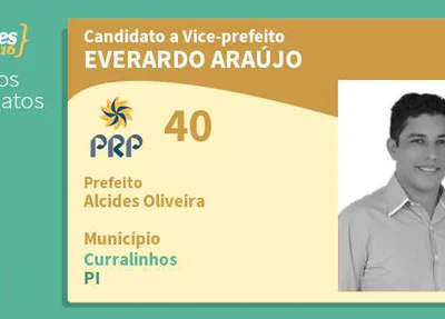 Everardo Araújo, vice-prefeito de Curralinhos
