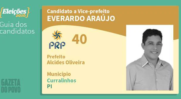 Everardo Araújo, vice-prefeito de Curralinhos