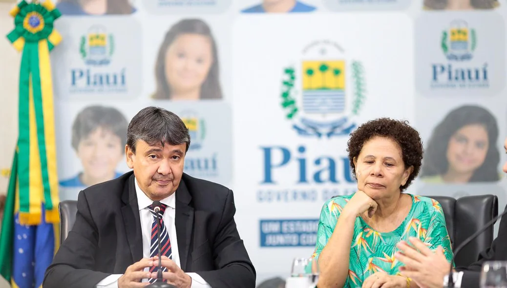 Wellington Dias e Regina Sousa