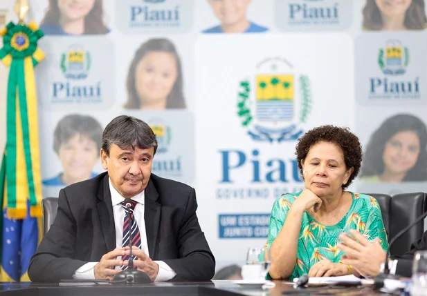 Wellington Dias e Regina Sousa