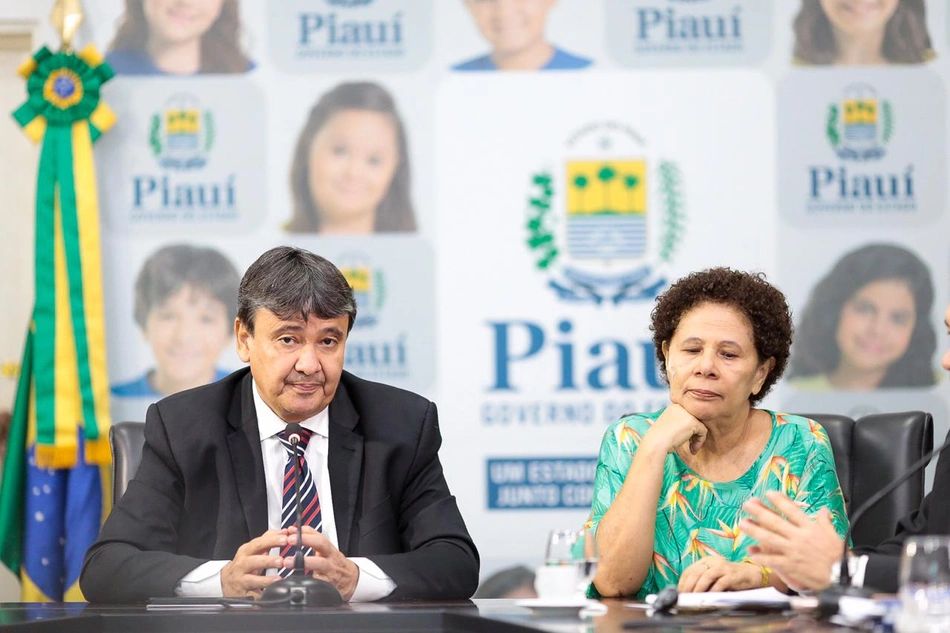 Wellington Dias e Regina Sousa