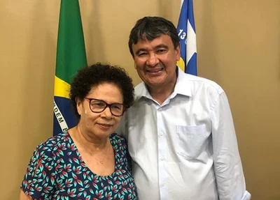 Regina Sousa e Wellington Dias 