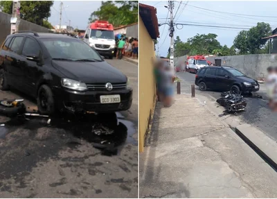 Acidente no bairro Matadouro