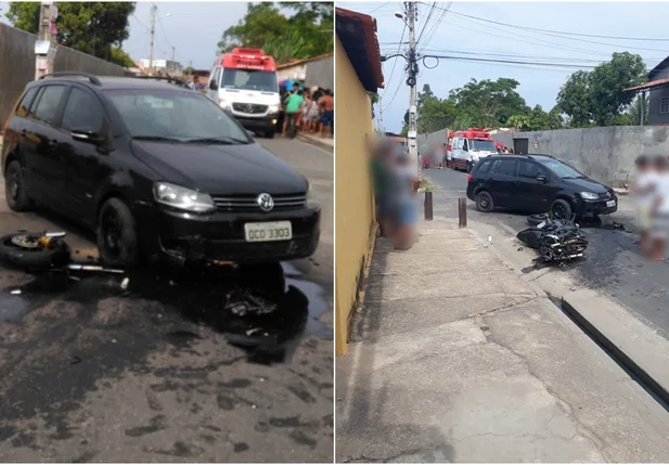 Acidente no bairro Matadouro