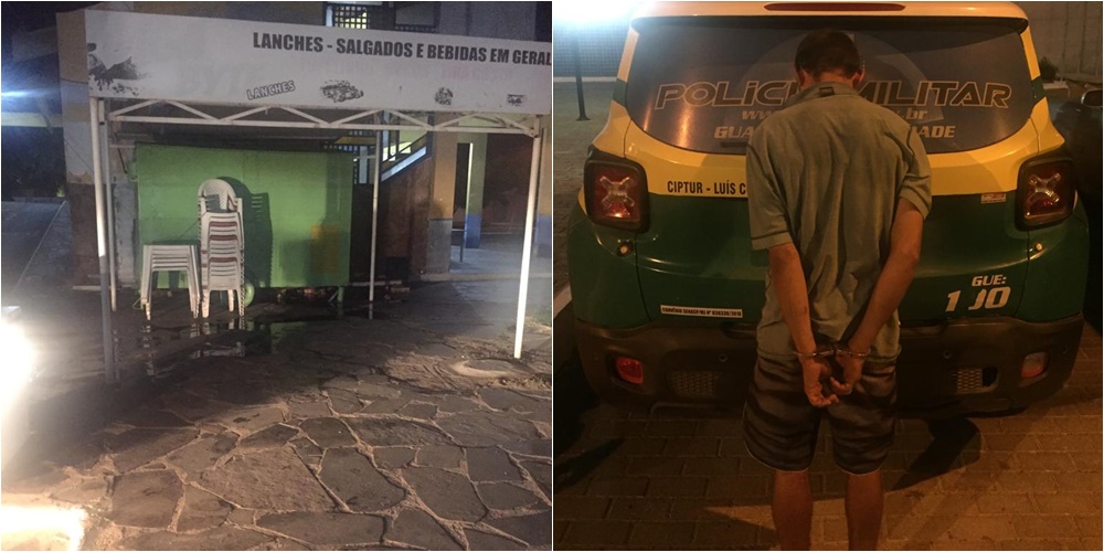 Tentativa de arrombamento na Rodoviária de Luís Correia
