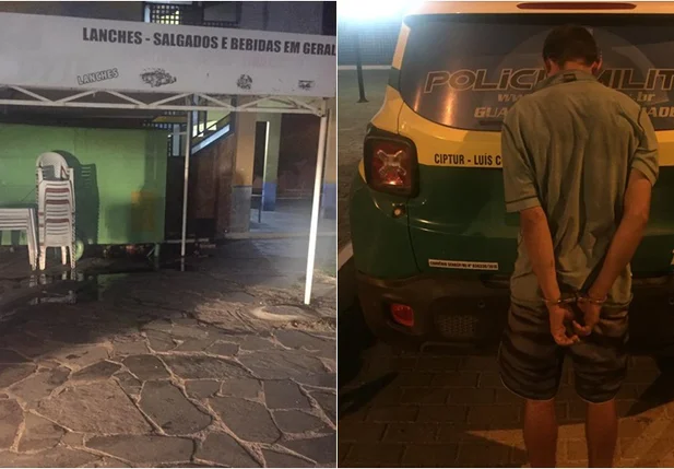 Tentativa de arrombamento na Rodoviária de Luís Correia
