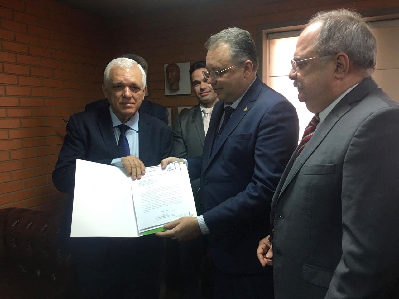 Osmar Júnior, Themístocles Filho e Florentino Neto